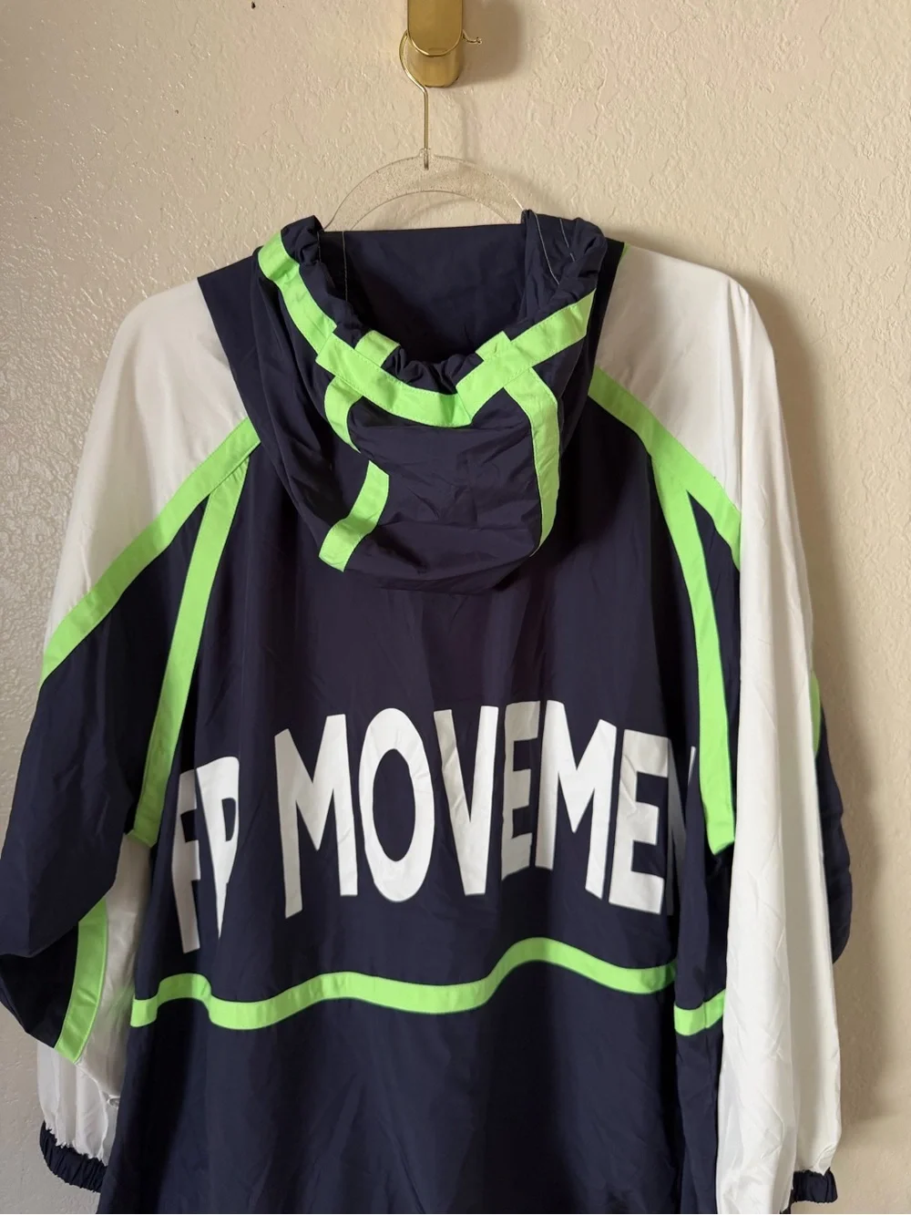 Free people FP movement like the wind logo jacket